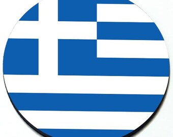 Greek Flag - Magnetic Grill Badge for MINI Cooper