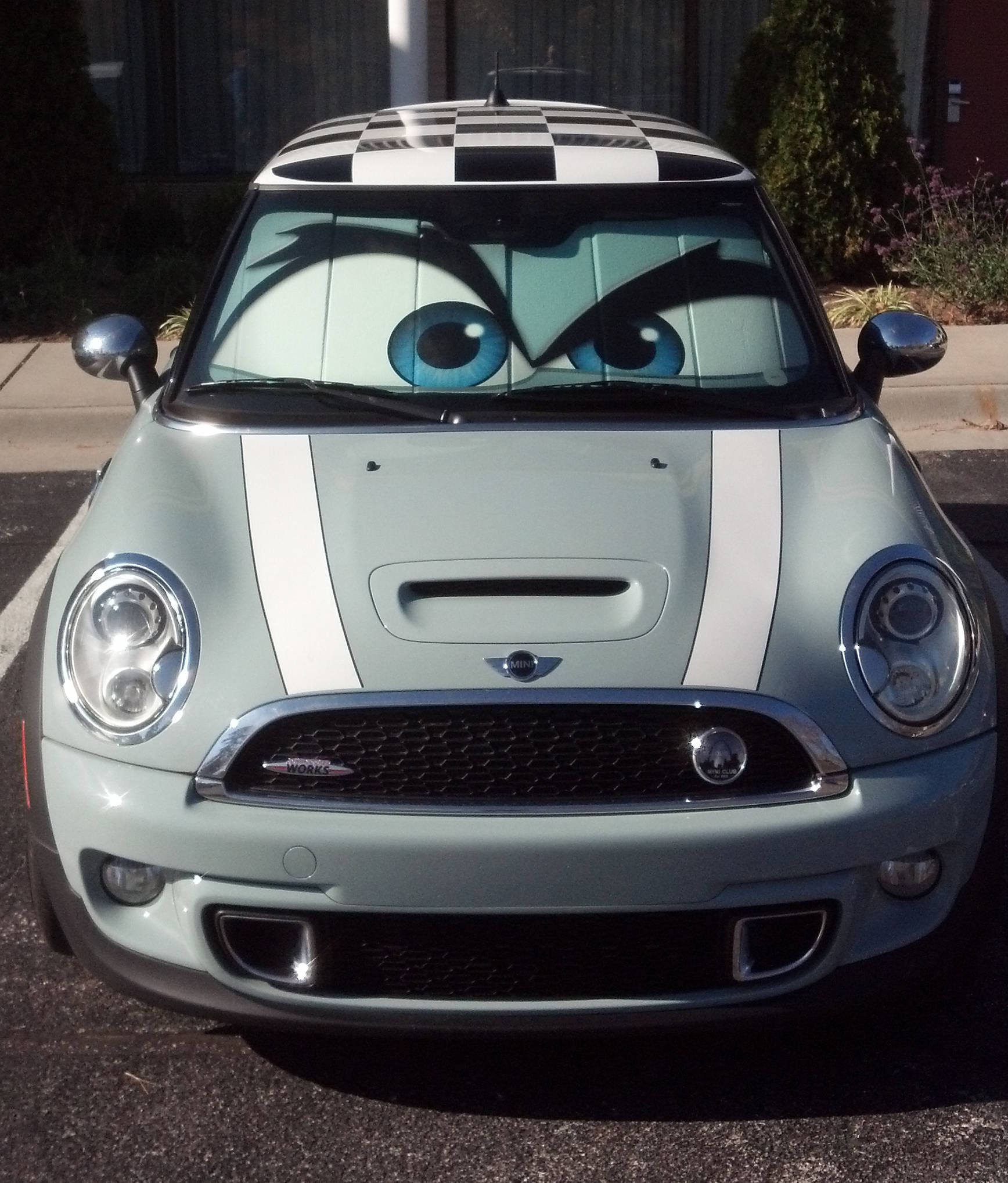 Mini cooper 2024 eyes sunshade