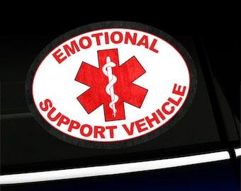 Emotional Support Vehicle - Sticker