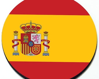 Spanish Flag - Magnetic Grill Badge for MINI Cooper