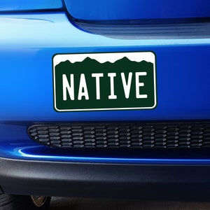 Native - Small Colorado Bumper Sticker