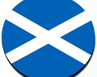 Scottish Flag - Magnetic Grill Badge for MINI Cooper