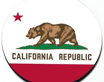 California State Flag - Magnetic Grill Badge for MINI Cooper