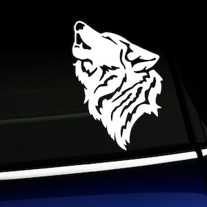 Howling Wolf Decal