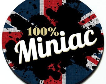 100% Miniac - Magnetic Grill Badge for MINI Cooper