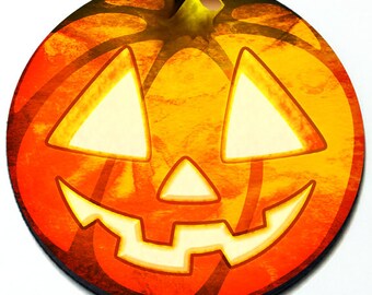 Jack-O'-Lantern 2 - Magnetic Grill Badge for MINI Cooper