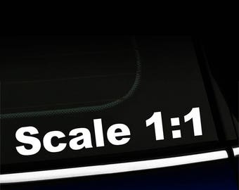 Scale 1:1 - decal