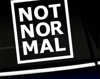 Calcomanía no normal