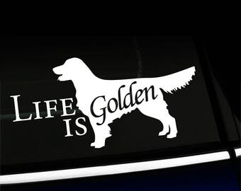 La vie est dorée - sticker