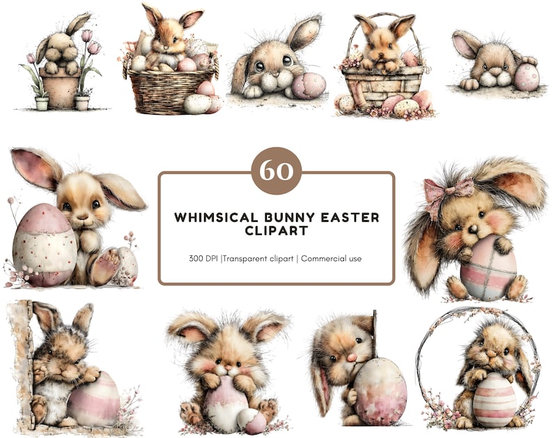 Whimsical Easter bunny clipart featuring a cute bunny in a playful spring style.
Whimsical bunny Easter clipart with pastel colors for spring and holiday designs.
Cute whimsical Easter bunny PNG clipart for cards, invitations, and crafts.
Playful Easter bunny clipart illustration for children’s projects and printables.
Whimsical Easter bunny clipart with charming details for seasonal digital designs.