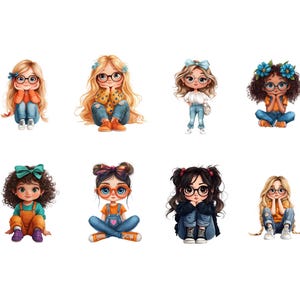 cute girl clipart
little girl art
quirky girl art
big eye clipart
cartoon girl jpg
girl with glasses
whimsical clipart
digital girl art
bow girl clipart
kawaii girl png
sublimation girl
kids clipart pack
girly png bundle