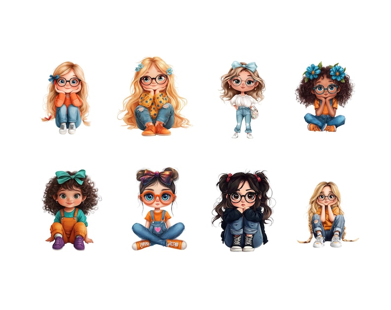 cute girl clipart
little girl art
quirky girl art
big eye clipart
cartoon girl jpg
girl with glasses
whimsical clipart
digital girl art
bow girl clipart
kawaii girl png
sublimation girl
kids clipart pack
girly png bundle