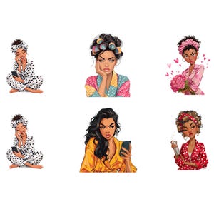 Sassy Black women clipart featuring confident and stylish illustrated characters.
Sassy Black women clipart digital download with bold, empowering illustrations.
Empowering sassy Black women clipart set perfect for stickers, planners, and designs.
Sassy Black women clipart illustrations celebrating confidence and personality.
Sassy Black women clipart digital bundle for creative projects and printables.
