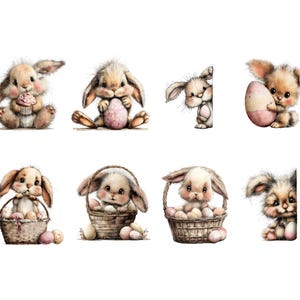 Whimsical Easter bunny clipart featuring a cute bunny in a playful spring style.
Whimsical bunny Easter clipart with pastel colors for spring and holiday designs.
Cute whimsical Easter bunny PNG clipart for cards, invitations, and crafts.
Playful Easter bunny clipart illustration for children’s projects and printables.
Whimsical Easter bunny clipart with charming details for seasonal digital designs.