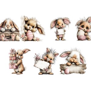 Whimsical Easter bunny clipart featuring a cute bunny in a playful spring style.
Whimsical bunny Easter clipart with pastel colors for spring and holiday designs.
Cute whimsical Easter bunny PNG clipart for cards, invitations, and crafts.
Playful Easter bunny clipart illustration for children’s projects and printables.
Whimsical Easter bunny clipart with charming details for seasonal digital designs.