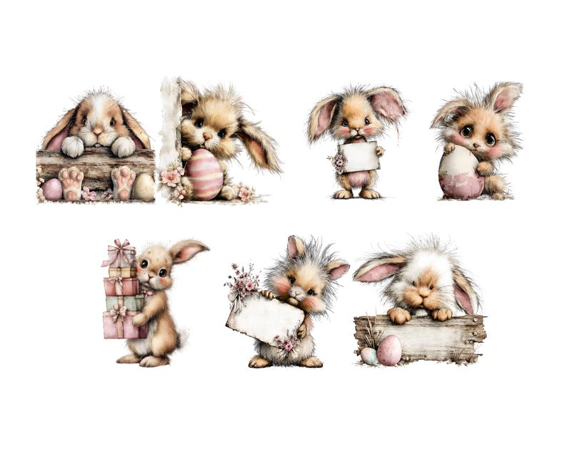 Whimsical Easter bunny clipart featuring a cute bunny in a playful spring style.
Whimsical bunny Easter clipart with pastel colors for spring and holiday designs.
Cute whimsical Easter bunny PNG clipart for cards, invitations, and crafts.
Playful Easter bunny clipart illustration for children’s projects and printables.
Whimsical Easter bunny clipart with charming details for seasonal digital designs.