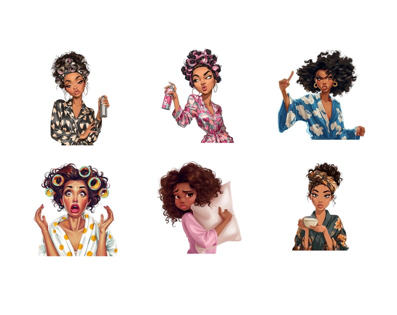 Sassy Black women clipart featuring confident and stylish illustrated characters.
Sassy Black women clipart digital download with bold, empowering illustrations.
Empowering sassy Black women clipart set perfect for stickers, planners, and designs.
Sassy Black women clipart illustrations celebrating confidence and personality.
Sassy Black women clipart digital bundle for creative projects and printables.
