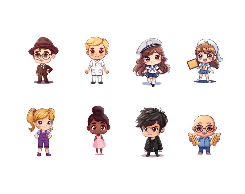Stranger character clipart featuring mysterious illustrated characters for creative projects.
Unique stranger character illustrations clipart set for digital art and designs.
Character clipart with quirky and mysterious style for storytelling and crafts.
Stranger-themed character clipart for digital projects, printables, and artwork.
Illustrated stranger character clipart with expressive details for creative use.