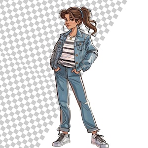 Cartoon character clipart inspired by Stranger Things with fun illustrated style.
Stranger Things–inspired cartoon character clipart for themed designs and crafts.
Cartoon-style character clipart inspired by popular sci-fi series for digital projects.
Retro sci-fi inspired cartoon character clipart for stickers and creative designs.
Illustrated cartoon characters inspired by Stranger Things aesthetic for fan projects.