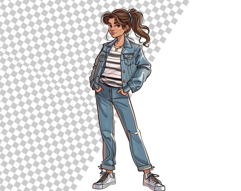 Cartoon character clipart inspired by Stranger Things with fun illustrated style.
Stranger Things–inspired cartoon character clipart for themed designs and crafts.
Cartoon-style character clipart inspired by popular sci-fi series for digital projects.
Retro sci-fi inspired cartoon character clipart for stickers and creative designs.
Illustrated cartoon characters inspired by Stranger Things aesthetic for fan projects.