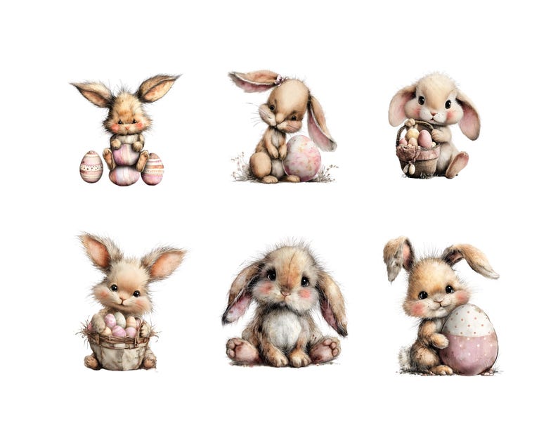 Whimsical Easter bunny clipart featuring a cute bunny in a playful spring style.
Whimsical bunny Easter clipart with pastel colors for spring and holiday designs.
Cute whimsical Easter bunny PNG clipart for cards, invitations, and crafts.
Playful Easter bunny clipart illustration for children’s projects and printables.
Whimsical Easter bunny clipart with charming details for seasonal digital designs.