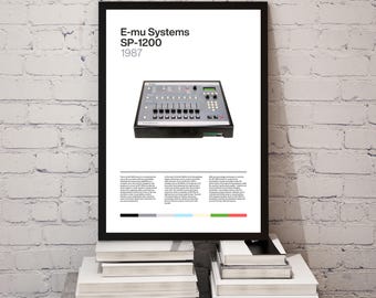 Akai MPC 3000 Sampler Hip Hop Legacy Wall Art Poster - Etsy