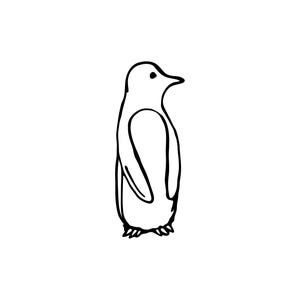 Penguin Vinyl Sticker