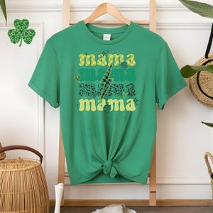 One Lucky Mama Shirt, Women&#39;s St Patty&#39;s Shirt, St Patrick&#39;s Day Shirt, St Patty&#39;s Mom Shirt, Mother&#39;s Day Gift, Gift For Mom, Gift For Wife