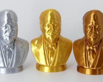 Winston Churchill Bust: Historical British Prime Minister Desk Decor