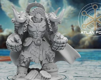 Minoan Aegis Captain | Atlan Forge | Star Soldiers Proxy Resin Miniature
