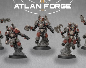 Grokk Skyrenders (5) | Atlan Forge | Proxy Resin Miniatures