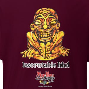 Camiseta, Mythos: Lock & Key, arte de la carta Ídolo Inescrutable