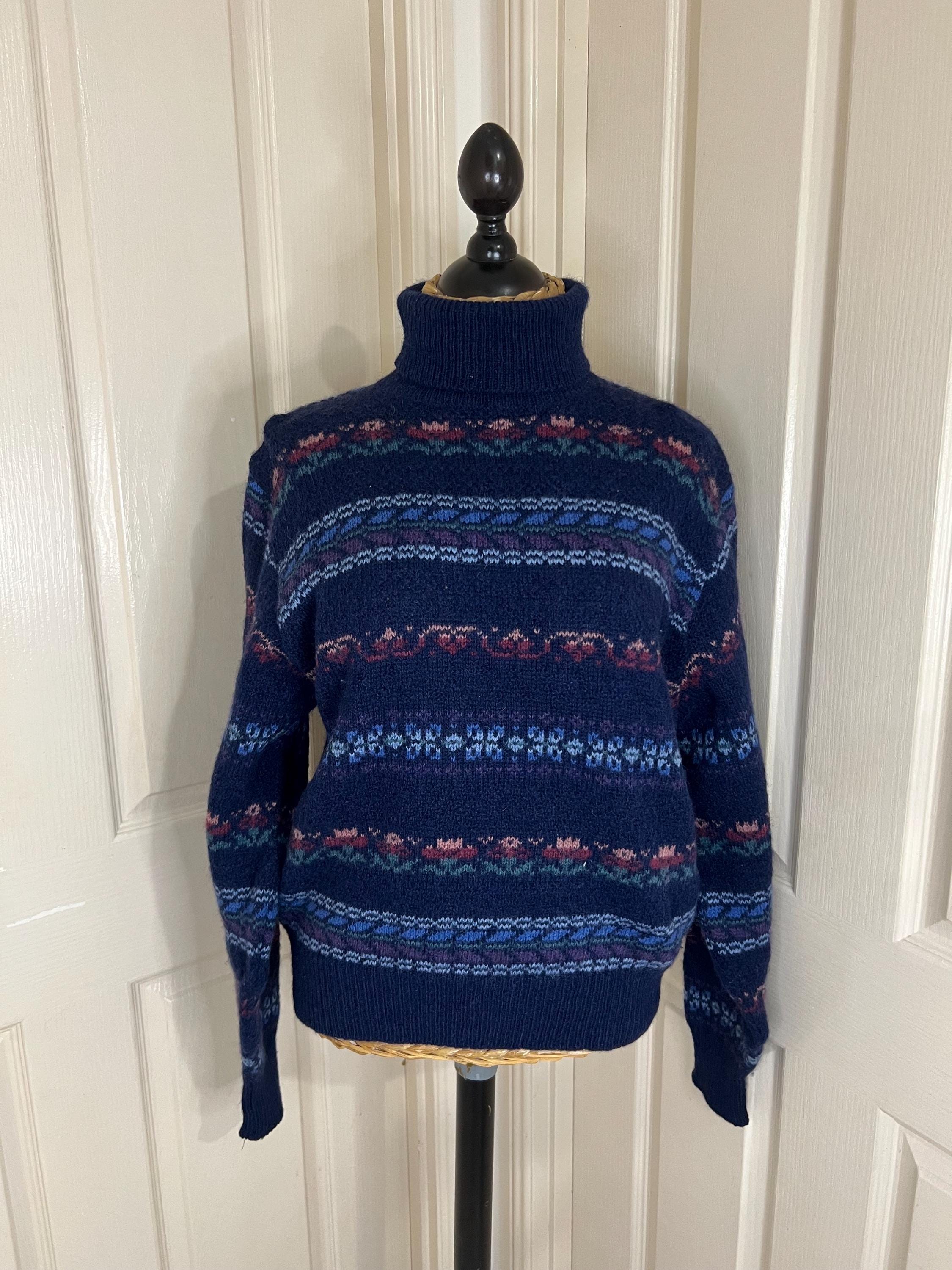 90s スコットランド製Laura Ashley 花柄ウールニット 90s スコットランド製Laura Ashley 花柄ウールニット｜Yahoo!フリマ