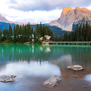 Emerald Lake in Yoho National Park Canada