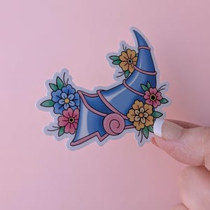 Dark Magician Girl Helmet Sticker: Yu-Gi-Oh! Glossy Vinyl Die Cut
