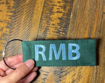 Embroidered Tag for Suitcase- Double Sided- Custom Bag Tag