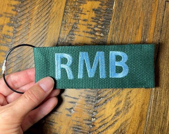 Personalized Embroidered Luggage Tag - Custom Name Travel Bag Tag - Suitcase Tag - Kids Backpack Tag - Travel Gift