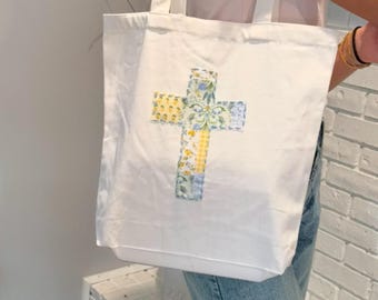 Sac fourre-tout en patchwork croisé