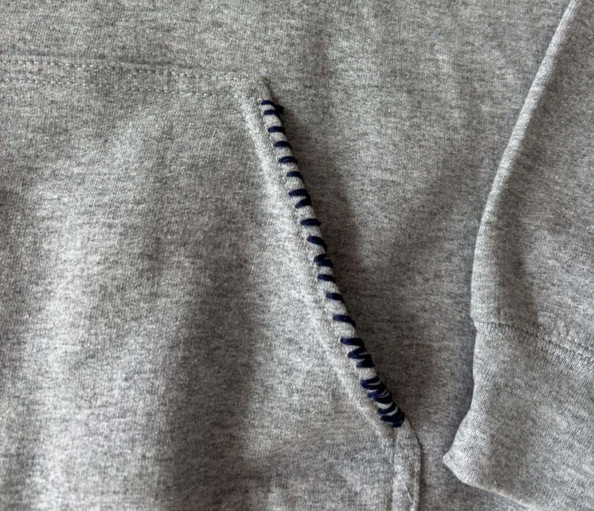 Star Patchwork Contrast Stitching Mineral Wash Kangaroo Pocket Vintage Hoodie main image 1