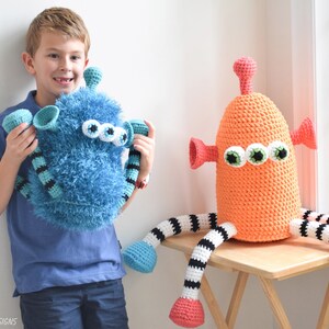 CROCHET PATTERN ZaZu The Space Monster Amigurumi Toy image 7