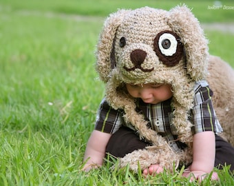 CROCHET PATTERN Grommet The Puppy Dog Hat