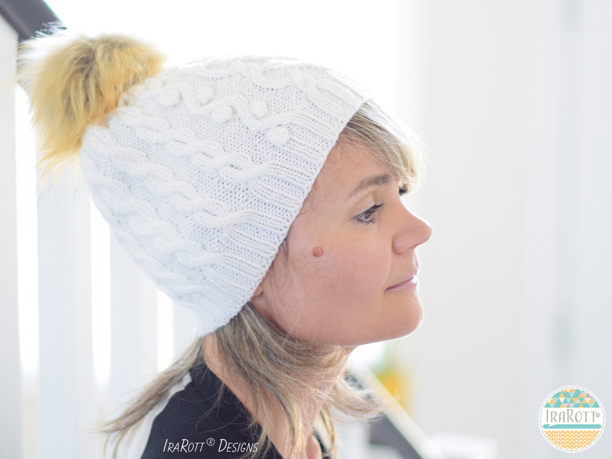 KNITTING PATTERN Modern Heirloom Cable Hat - Etsy