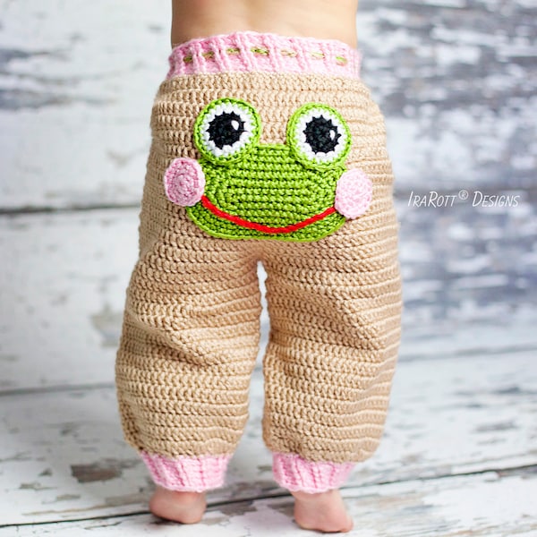 CROCHET PATTERN Pistachio The Frog Pants