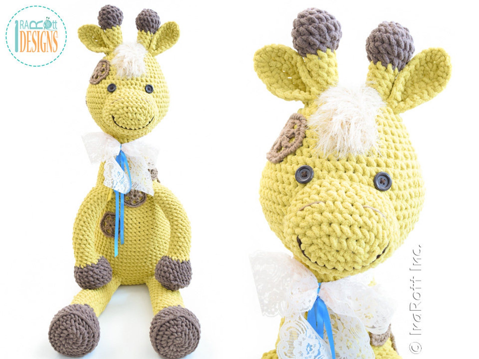 CROCHET PATTERN Rusty the Giraffe Big Amigurumi Etsy
