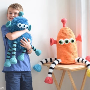 CROCHET PATTERN ZaZu The Space Monster Amigurumi Toy image 4