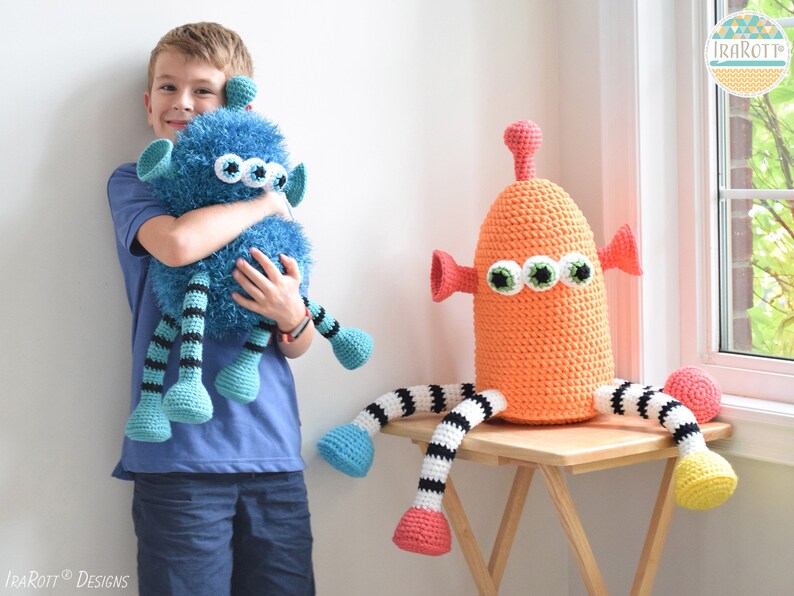 CROCHET PATTERN ZaZu The Space Monster Amigurumi Toy image 4