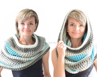 CROCHET PATTERN Cake Craze Chunky Cowl
