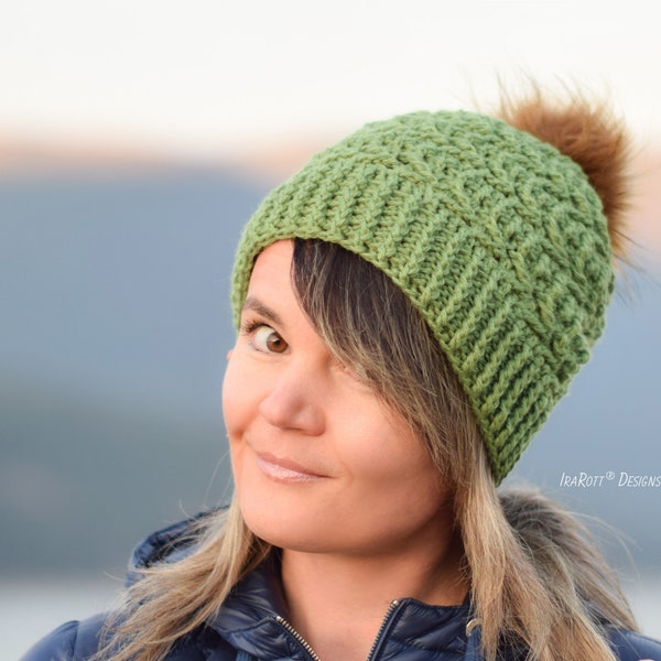 CROCHET PATTERN The Textured Mountain Hat