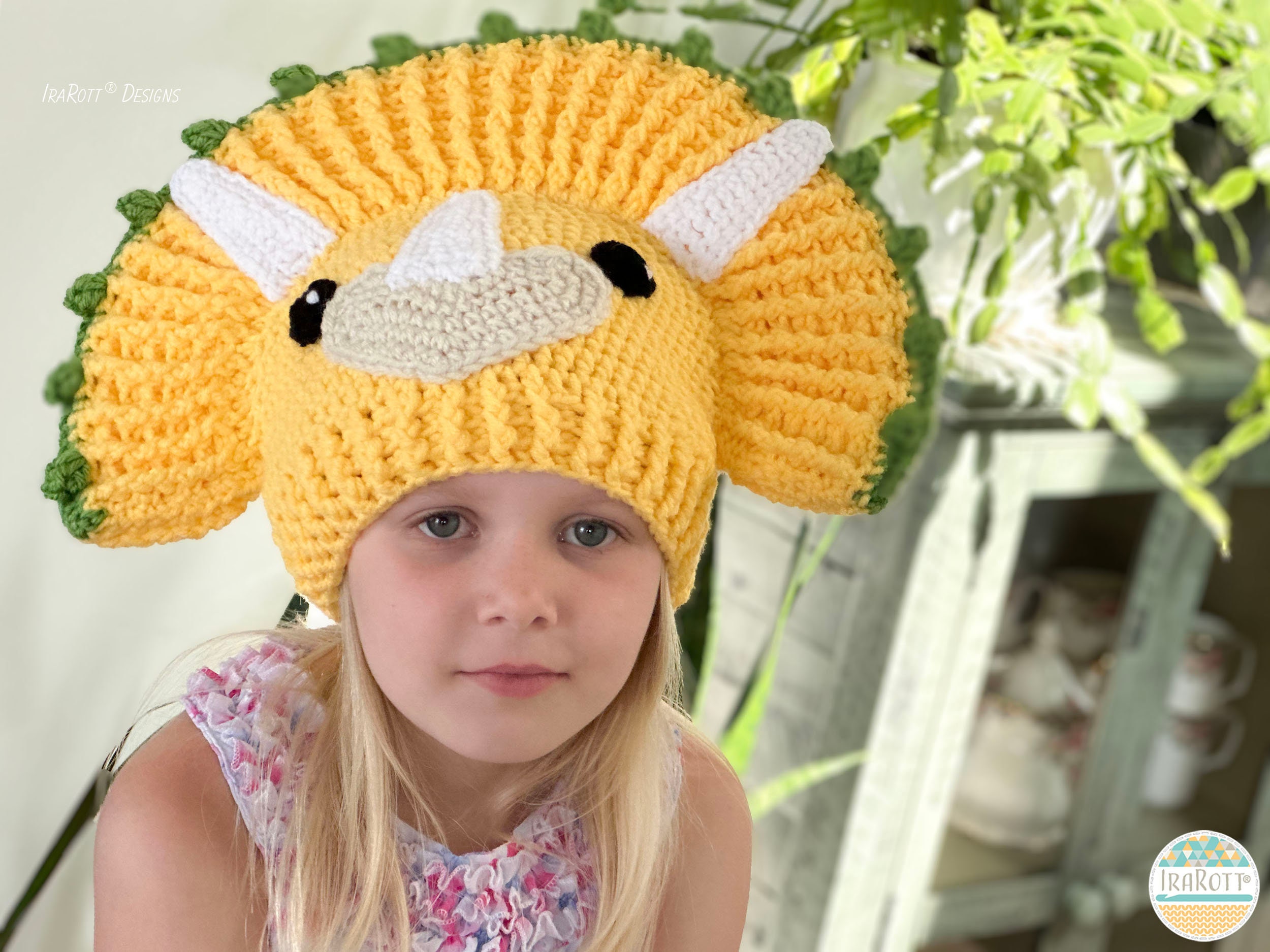 CROCHET PATTERN Zingy Dinosaur Hat Etsy