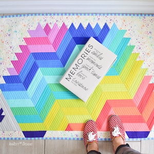 QUILTING PATTERN Needles The Hedgehog Jelly Roll Rug